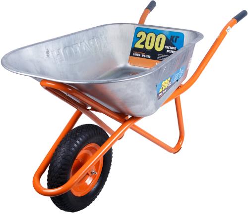 Тачка строительная усиленная Кратон WB-200N