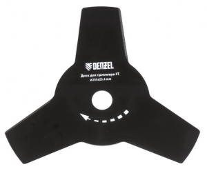 Нож режущий к триммеру DENZEL 255 Х 25,4,1,6 ММ, 3 лезвия