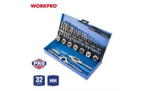 Набор WORKPRO метчиков и плашек 32пр