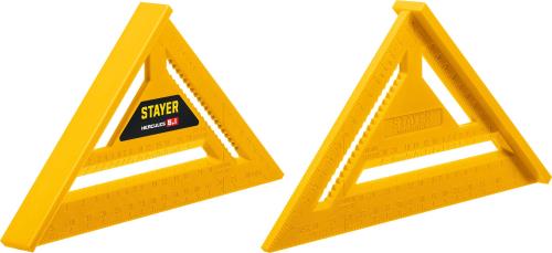 Угольник STAYER 170 мм, 5-в-1, универсальный кровельный