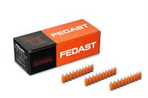 Гвозди для монтажного пистолета с кованым наконечником Bullet point 3.0х32мм, 1000 шт., FEDAST