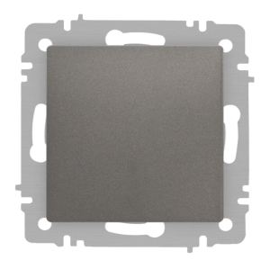 Выключатель ЭРА Intro Accent 6-101-09, 1 кл, механизм, титан