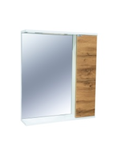 Зеркало-шкаф VIMARK Классик 50 ЯСЕНЬ (универсальное), 700*500*150 