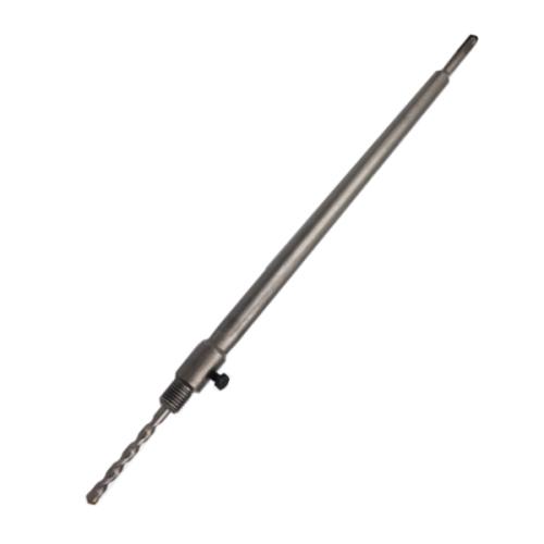 Удлинитель Hilberg 400 mm для алмазных коронок по бетону  (М16/sds plus) с центрирующим сврлом.