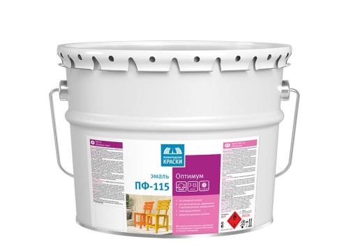 Эмаль ПФ-115 ТЕКС строительная белая матовая 20кг