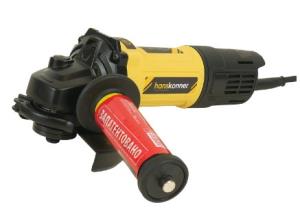 Машина шлифовальная угловая Hanskonner HAG13125TJE 1300Вт, 11000об/мин, пылезащита.