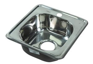 Мойка I-TECH квадратная 380х380х150х0,6 пол