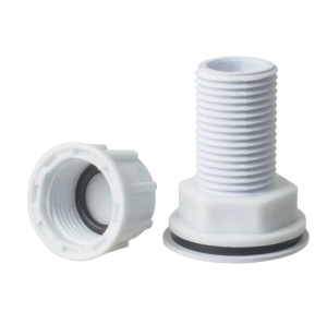 Штуцер врезка в бак (емкость) 1/2", пластиковая, MasterProf