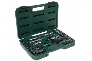 Набор торцевых 12-гр. головок Sata 1/2" 24 предметов, S09060