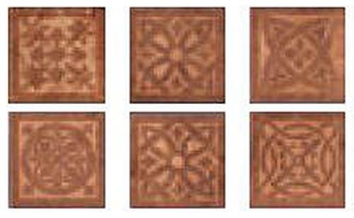 Плитка керам 7.8*7.8 TOZZ. ROSSO/OCRA/ROSA