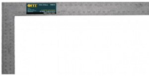 Угольник FIT, слесарный, цельномет, рифленая шкала, 400х600мм