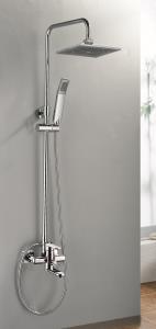 Гарнитур душевой I-TECH, LUNA, 1300 мм с верхней лейкой 280х190 мм, со смесителем, однорычажный