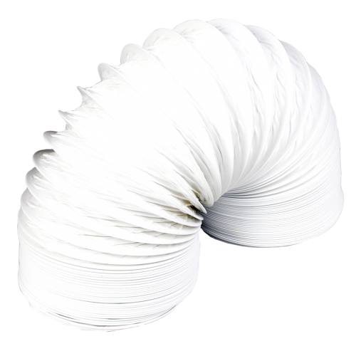 Воздуховод гибкий армир  белый ПВХ d-125, L=2м ЭРА  