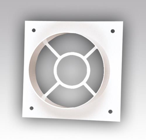 Накладка торцевая 113х113 с фланцем D 100 ЭРА