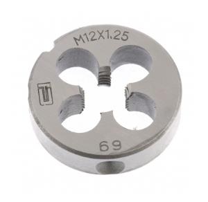 Плашка СИБРТЕХ, 12х1,25мм, метрическая, инструментальная сталь