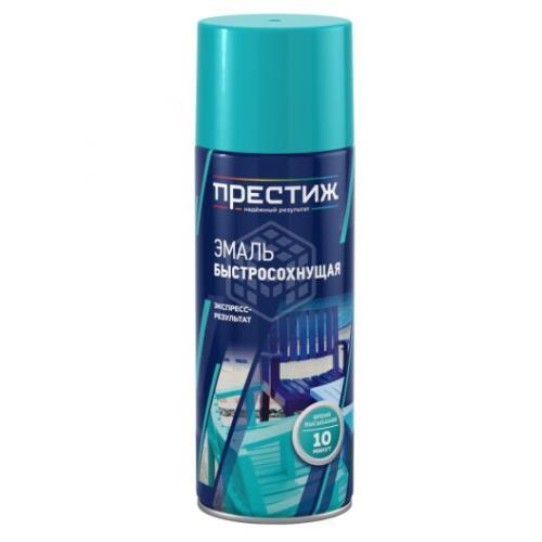 Эмаль аэрозольная Престиж акриловая светло-серая быстросохнущая 425мл