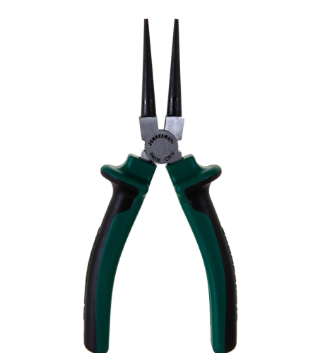 Круглогубцы Jonnesway с двухкомпонентными рукоятками, 160 мм