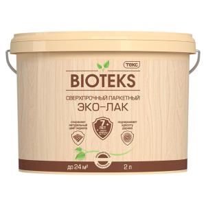 Лак BIOTEKS LD сверхпрочный паркетный Эко-Лак полуматовый 2л