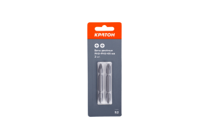 Бит двойной Кратон  РН2 + РН2 65 мм, 2шт