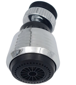 Насадка колокол VODA, 2 режима, с переходником, нерж. сталь