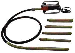 Вал с наконечником 38 мм, 4 м, для глубинного вибратора KVM2300, KSM1500. KSM2200, KSM2700