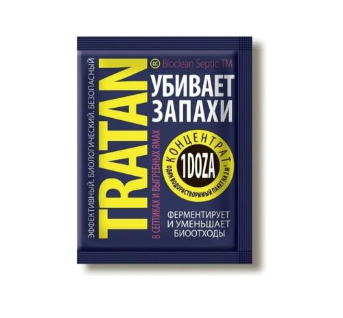 Биоактиватор Тратан для дачных туалетов и септиков, 1 доза