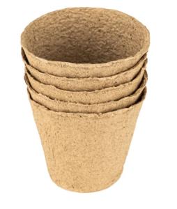 Горшочек  для рассады Россия 100х110 мм торфяной 5 шт.