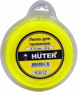 Леска триммерная HUTER 3,0х12м, круг