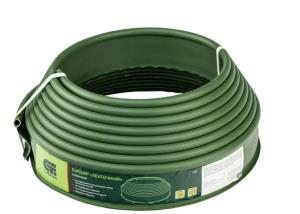 Бордюр ленточный Сибртех, оливковый 10х1000 см, 