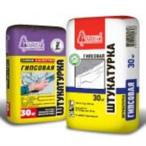 Штукатурка Старатели, гипсовая, серая, 30кг