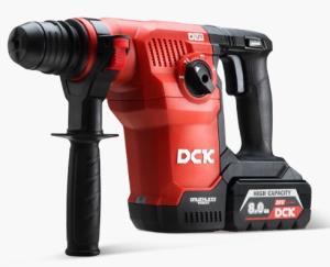 Перфоратор аккумуляторный бесщеточный DCK KRH20V-28, 18В, 3,6Дж, 2*6А/ч