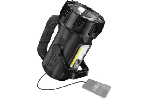 Фонарь КОСМОС прожектор Premium KOSAc8010WLith 5Вт напр. свет, 5Вт СОВ, лит/ 3600mAh, MICRO USB  шнур в компл.