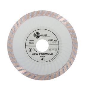 Диск алмазный отрезной 125*22,23 Турбо Волна (бетон, огнеупоры, кирпич)