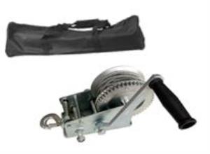 Лебедка ручная барабанная Кратон RCP-0.5 Т, стальной трос 10 М