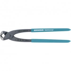 Клещи GROSS, торцевые, обливные рукоятки, 250 мм