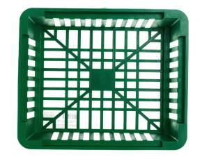 Корзина посадочная квадратная СИБРТЕХ 210х250х70 мм.