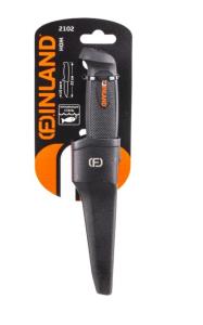 Нож туристический Finland нерж. сталь, пласт. ножны, 2-комп. рукоятка, лезвие 100 мм