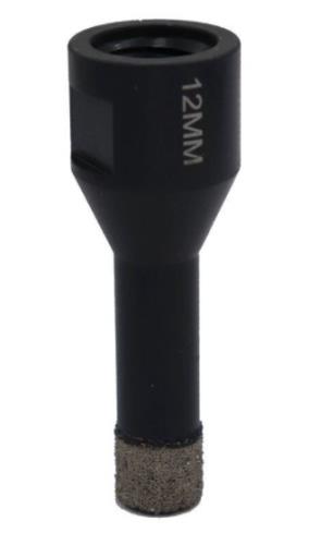 Коронка алмазная Hilberg Super Hard,12 мм  М14, с техническим воском для УШМ (керамогранит, гранит)