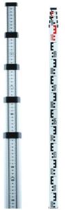 Рейка нивелирная телескопическая ADA STAFF 5 (рейка – отсчет мм шкалы снизу вверх, чехол, 5 м)