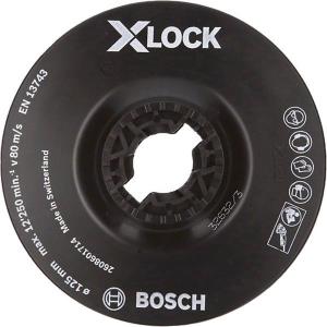 Тарелка опорная для УШМ BOSCH X-LOCK, мягкая, 125мм