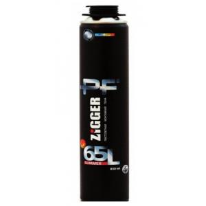 Пена монтажная ZIGGER PF профессиональная, всесезонная 65л  850мл, 920гр.