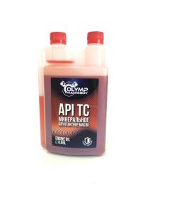 Масло моторное OLYMP MACHINERY OM2ТМ-D с дозатором, 2Т, минеральное, 0,95л.