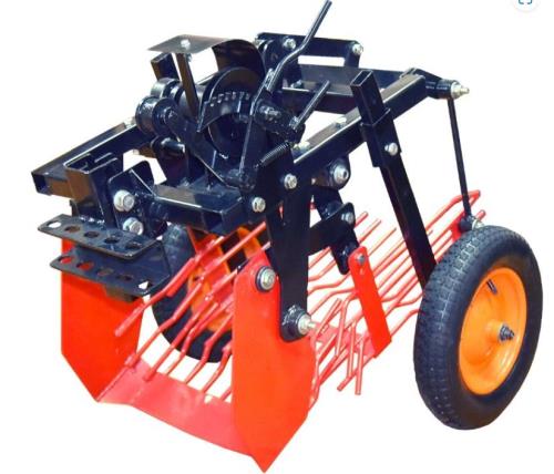 Картофелевыкапыватель FORZA  вибрационный под ремень, пневмо колесо для шкива диаметром 257мм