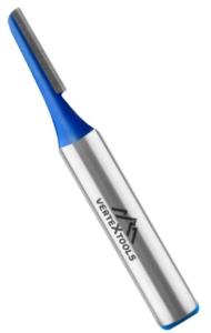 Фреза VERTEX пазовая прямая хвостовик - 6мм, D-3мм, H-10мм, L-51мм, одно лезвие.