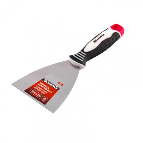 Лопатка Matrix шпательная,нержавеющая,3-комп. ручка 100 мм, 