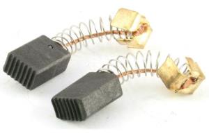 Щетка графитовая АЕЗ 5х8х12 пружина, пятак-уши с 4-х сторон , отстрел 1 (МАКИТА А-64)