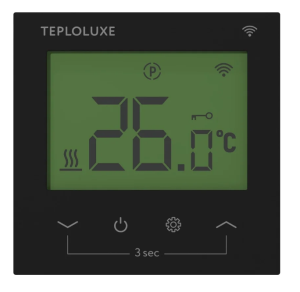 Терморегулятор электронный Теплолюкс Pontus WiFi черный