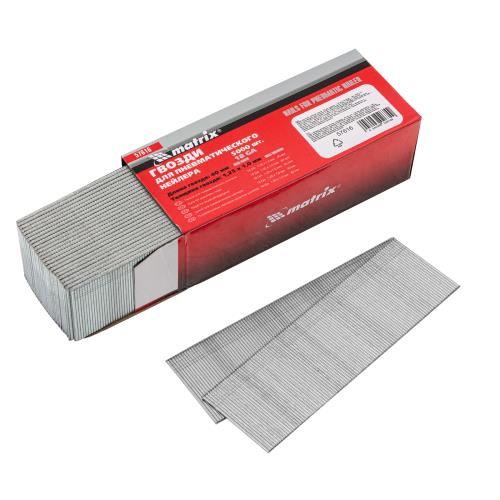 Гвозди MATRIX 1,25х1х25 мм, 5000 шт., тип 18GA