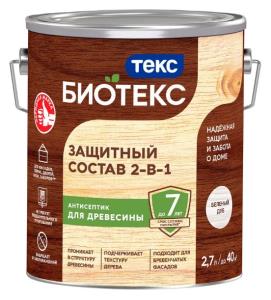 Антисептик ТЕКС Биотекс Универсал, беленый дуб, 2,7л