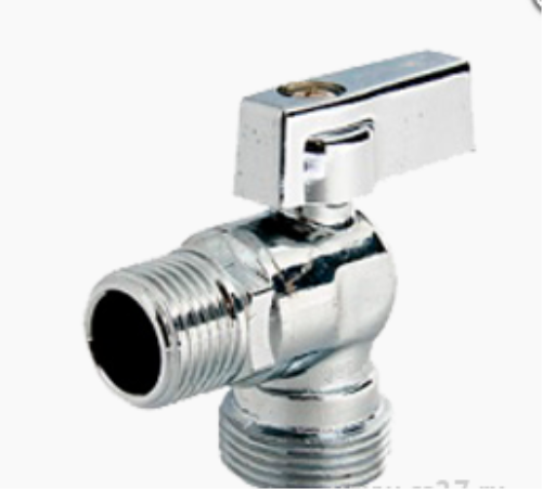 Кран шаровой угловой FERAT LUX (НР-НР) 1/2x3/4", хром 